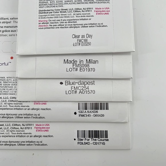 Color Street Solid's & Clear Overlays Some Retired - Picture 5 of 5